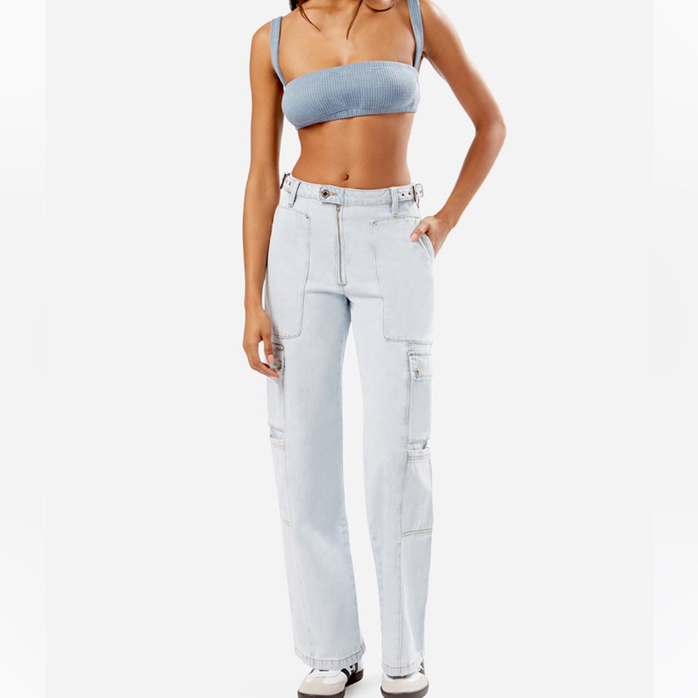 COPY - Denim Straight Indigo Cargo Jean